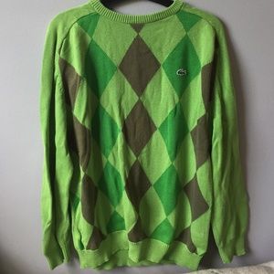 Men's Lacoste Pullover Bright Green